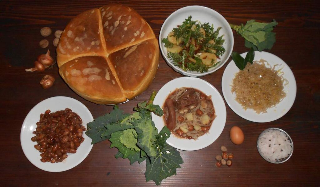 Tradicijska korizmena prehrana u središnjoj Istri: salate, jota i merlin na padelu